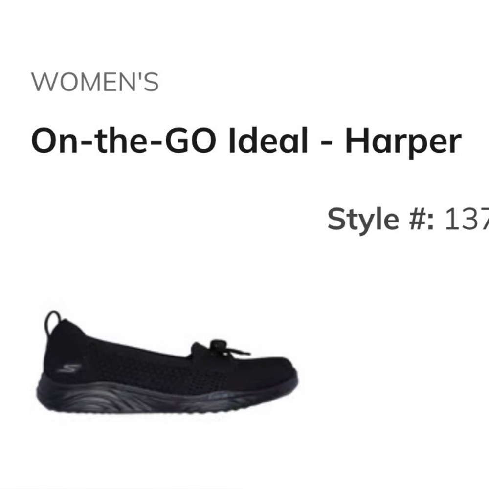 Skechers Women's Black Knit Flats - Picture 14 of 14